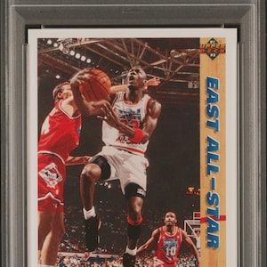 1991-92 Upper Deck #69 Michael Jordan All Star PSA 8 NM-MT Bulls