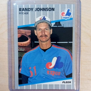 ランディ・ジョンソン 野球カード | 1989 Fleer #281 | ルーキーカード | シアトル・マリナーズ | アリゾナ | HOF |