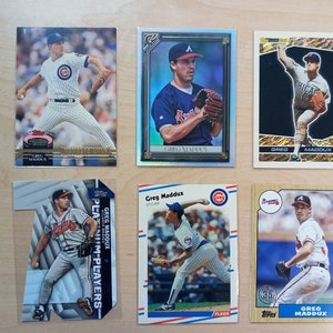Greg Maddux Pick A Baseball Card Stadium Club, Topps, Fleer / Atlanta Braves / HOF