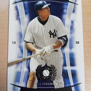 13 ALEX RODRIGUEZ New York Yankees MLB 3B Grey Throwback Jersey