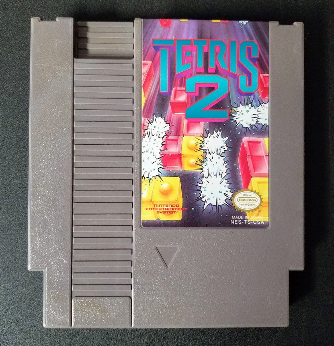 Tetris 2 Cartridge Nintendo NES Video Game Cleaned and - Etsy Canada