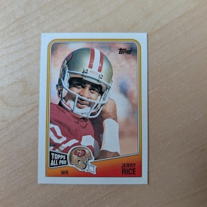 1988 Topps Football Jerry Rice Topps All Pro #43 - San Francisco 49ers