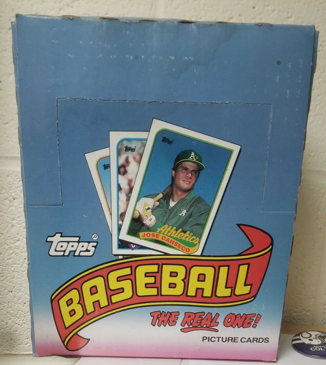 1989 TOPPS Baseball Card Rack Pack Box / 24 Unopened Packs Etsy
