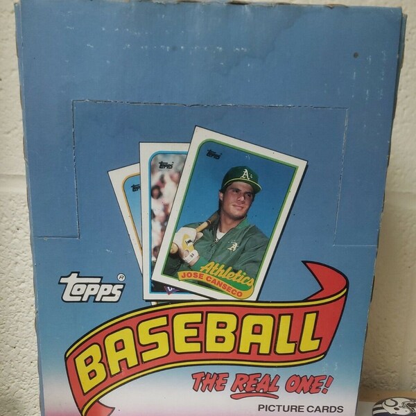 Unopened Baseball Card Box Etsy