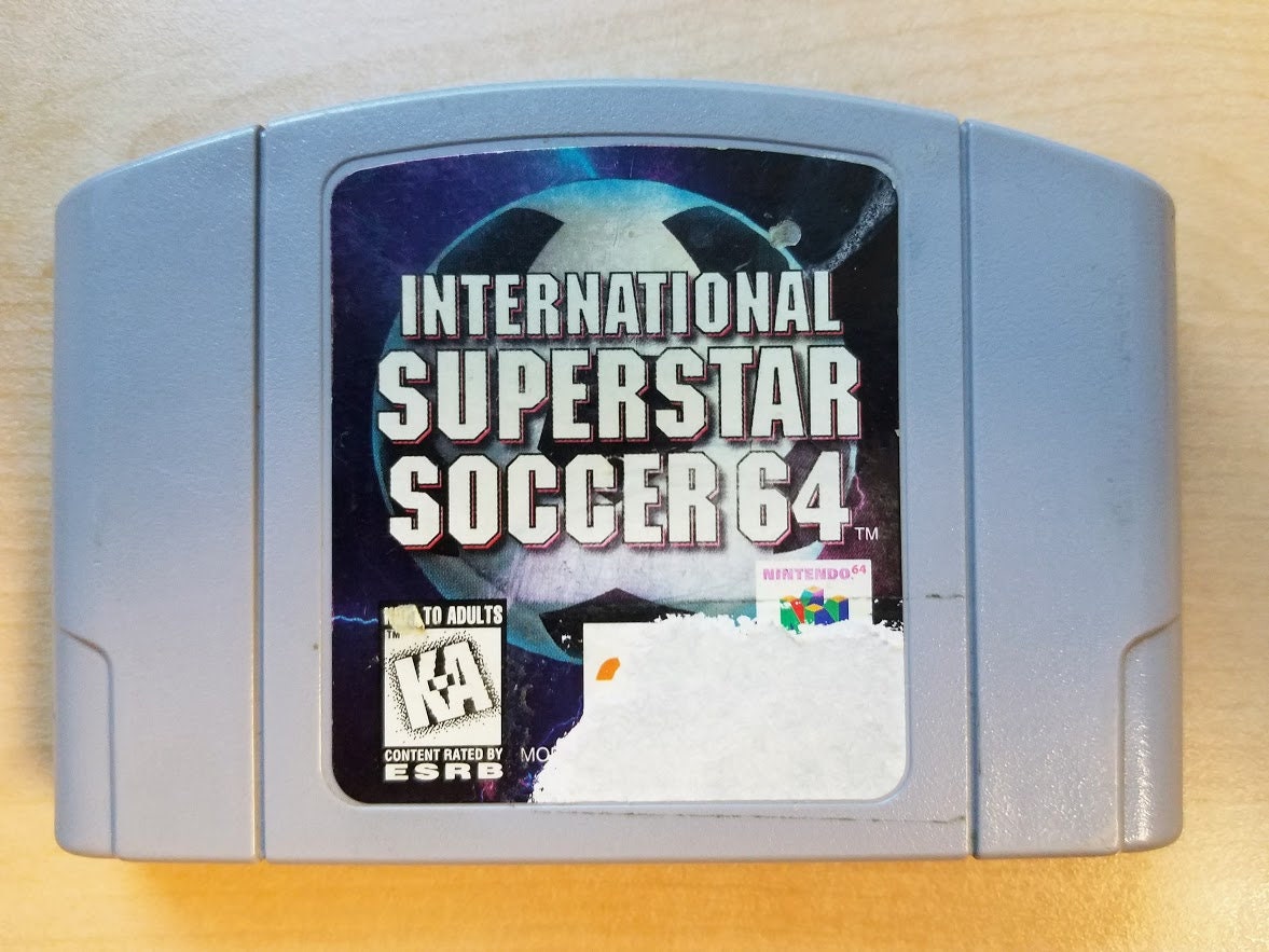 International Superstar Soccer 64 Nintendo 64 N64 Video Etsy International Superstar Soccer 64 Nintendo 64 N64 Video Etsy