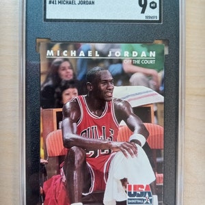 1992 Michael Jordan Skybox USA #41 Chicago Bulls SGC 9 MINT | Dream Team