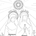 Printable Saint Clare and Saint Amata (amy) Catholic Coloring Page for ...