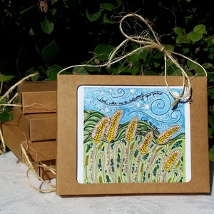Preghiera di San Francesco Biglietti con arte cristiana, regalo di Natale, imbottitura per calze, regalo hostess, set di 8, formato A2 con buste