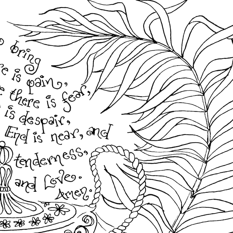 Printable Prayer for Nurses Coloring Page for All Ages - Etsy