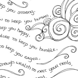 Irish Blessings - TWO Printable Coloring Page for Adults or Kids, St ...