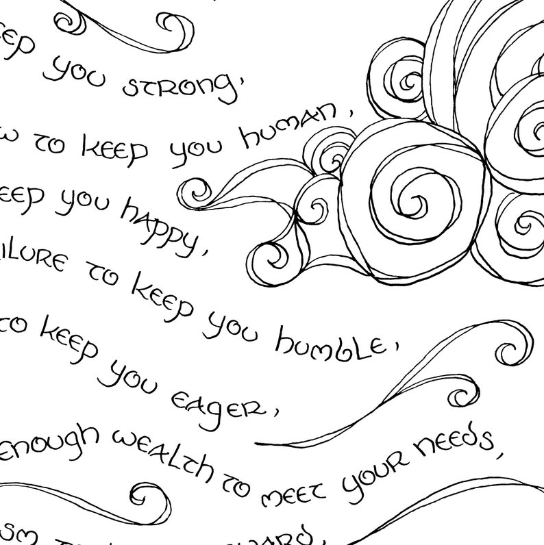 Irish Blessing Printable Coloring Page for Adults or Kids - Etsy.de