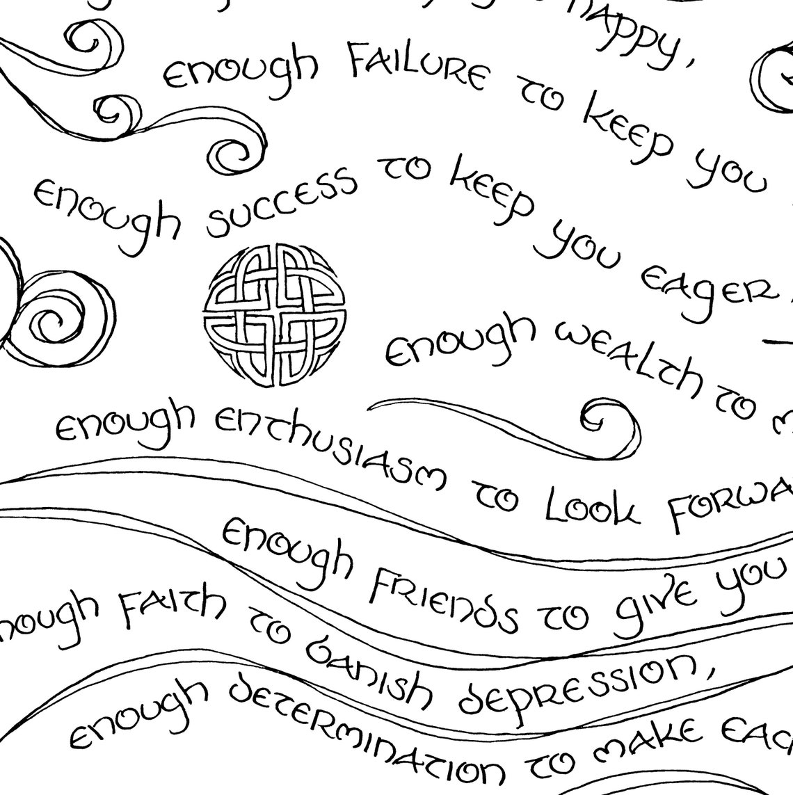 Irish Blessings TWO Printable Coloring Page for Adults or Kids, St