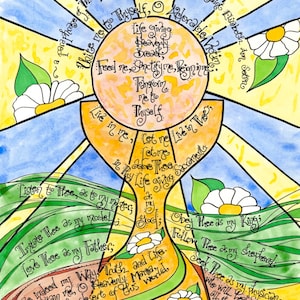 Anima Christi de Santa Isabel Seton - Regalo personalizado de primera comunión; Sacerdote; Adoración; Impresión de arte, Tarjetas de notas, Tarjetas de oración, Tarjetas Sagradas