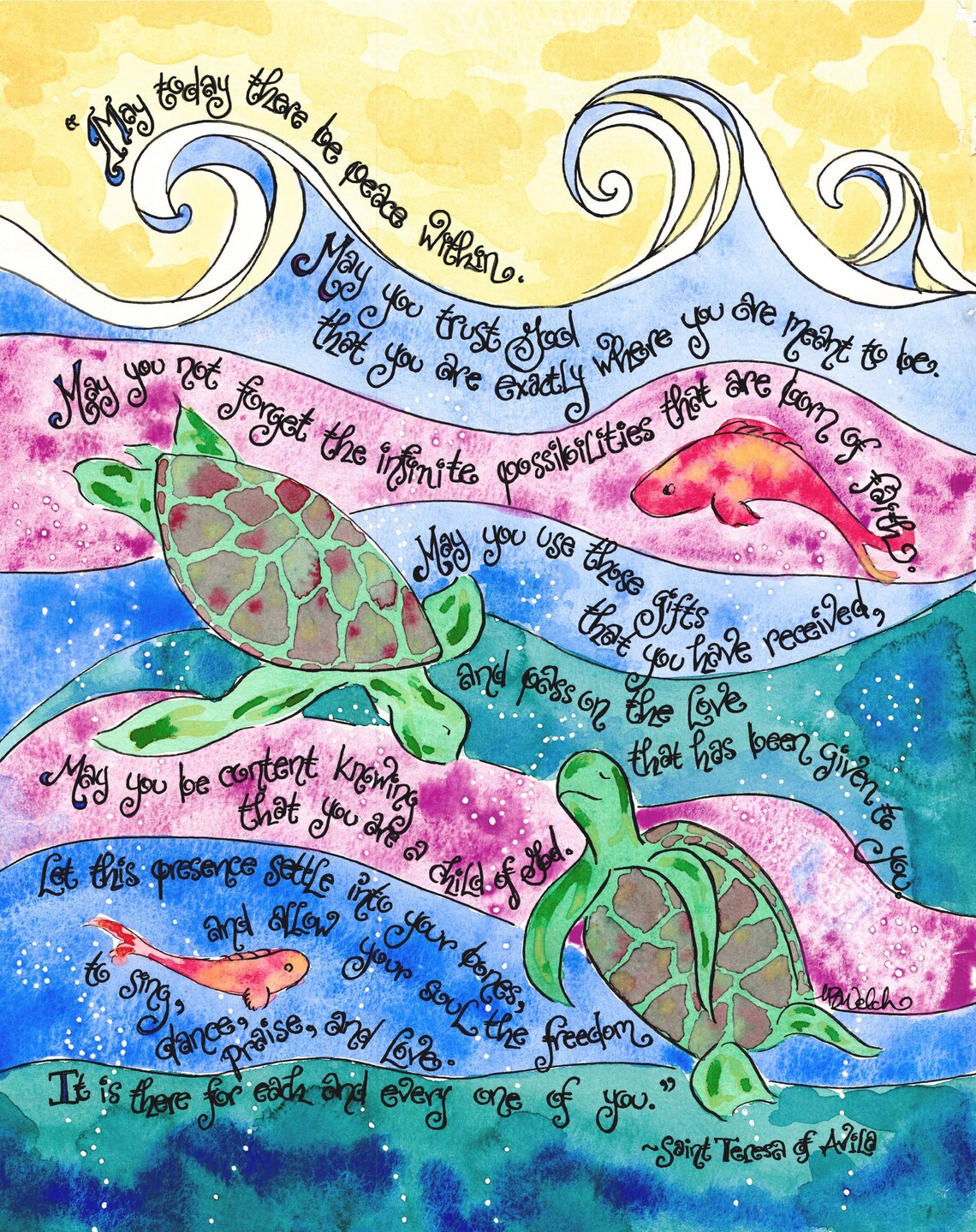 Graduation Prayer, Confirmation, Personalized Gift, St Teresa of Avila ...
