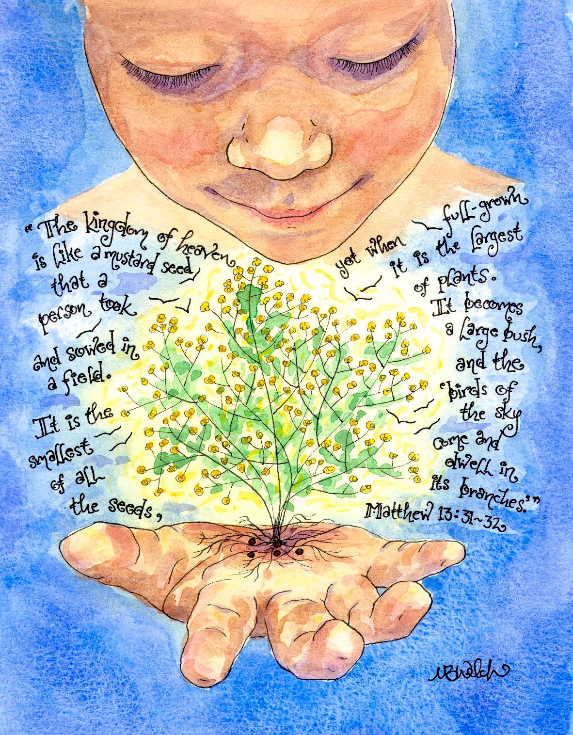 Parable Of The Mustard Seed Clipart