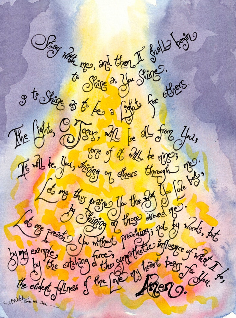 Fragrance Prayer Set of 2 Art Prints Mother Teresa Cardinal - Etsy