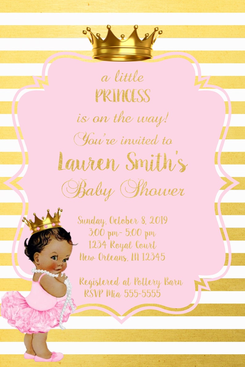 Pink Gold Ethnic Baby Shower Invitation Printable Invite DIY - Etsy