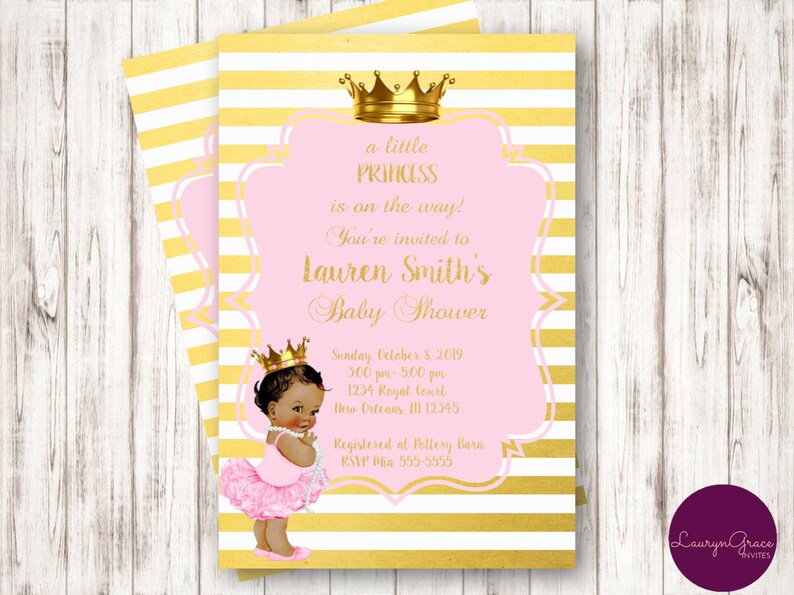 Pink Gold Ethnic Baby Shower Invitation Printable Invite DIY - Etsy