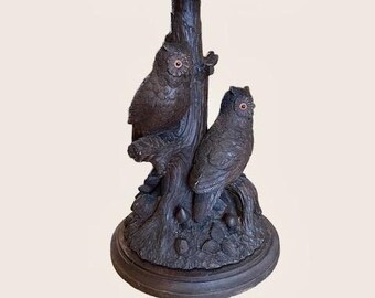 Black Forest Owl Lamp