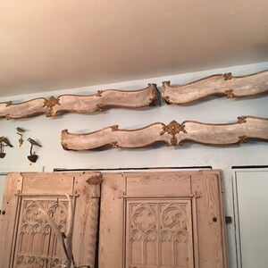 Trio of 19th Century French Chateau Valances