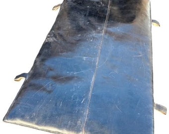 Rare Find Black Leather Vintage Gym Mat