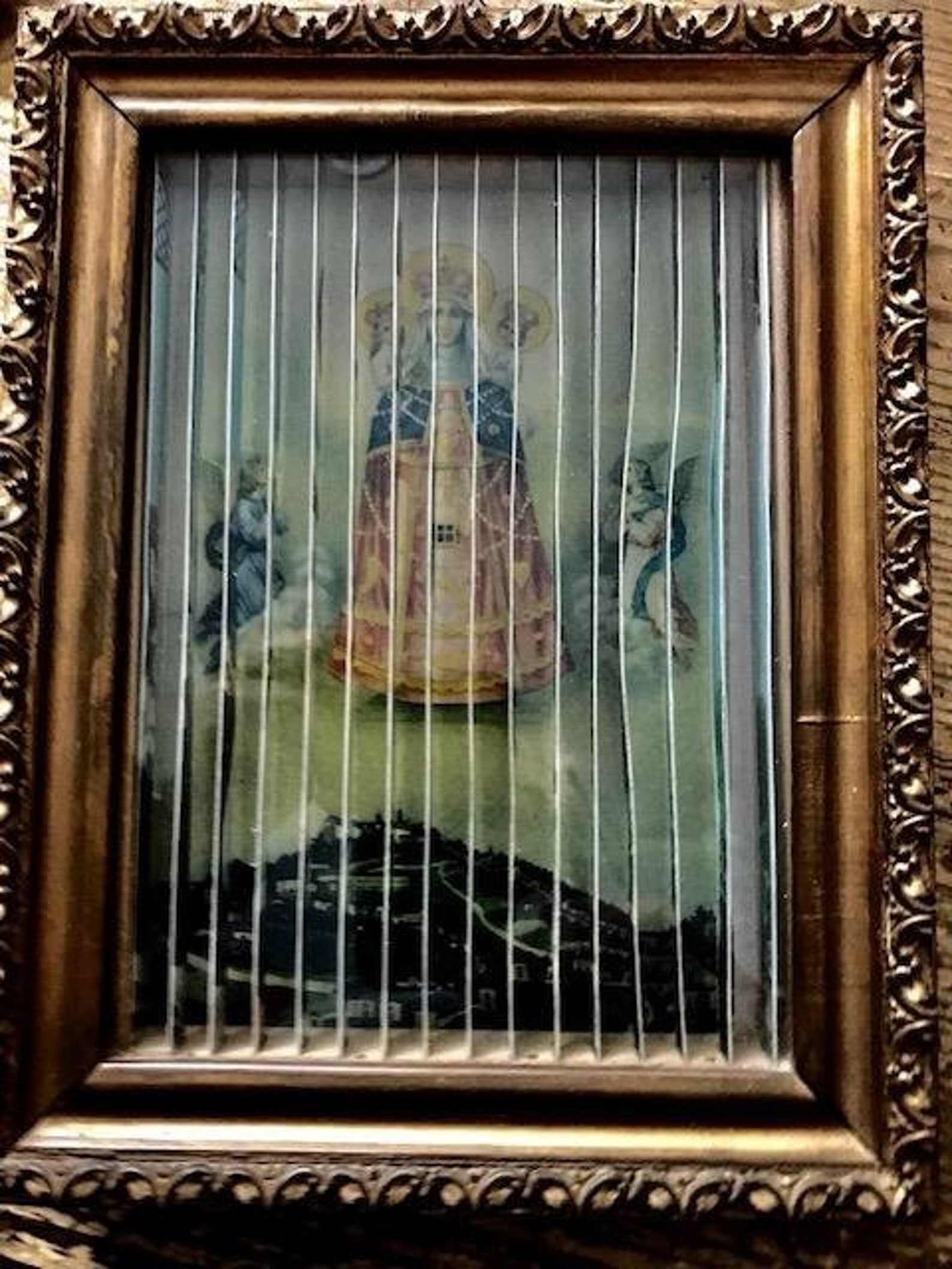 Religious Lenticular Chromolithograph Art Work Jesus Etsy