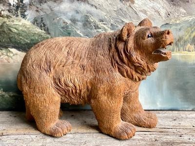 Impressive Swiss Carving Black Forest Bear - Etsy