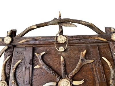 Rare Black Forest Antler Magazine Newspaper Wall Rack - Etsy