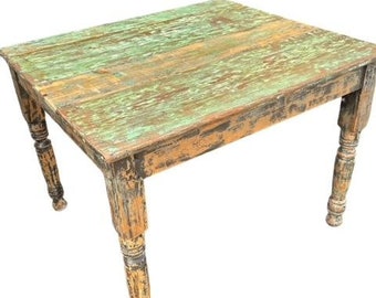 Green Rustic Spanish Mexican Table