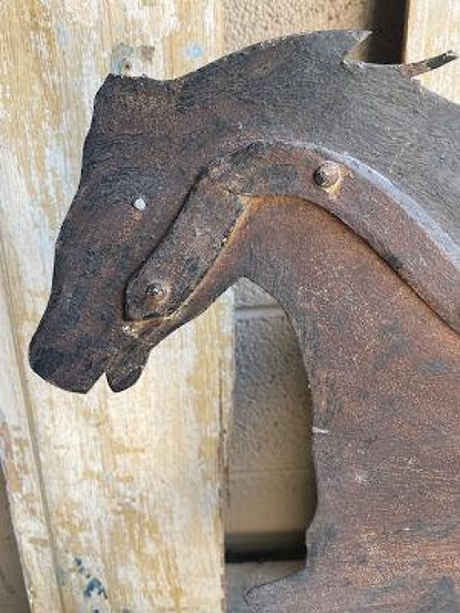 Running Horse Silhouette Steel Weathervane