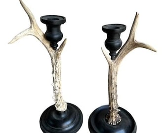 Pair Roe Deer Candlesticks  set 2   #9