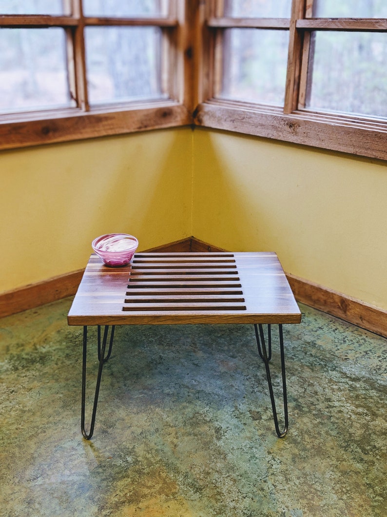 The Nelson Coffee Table Slatted Coffee Table free Shipping Etsy