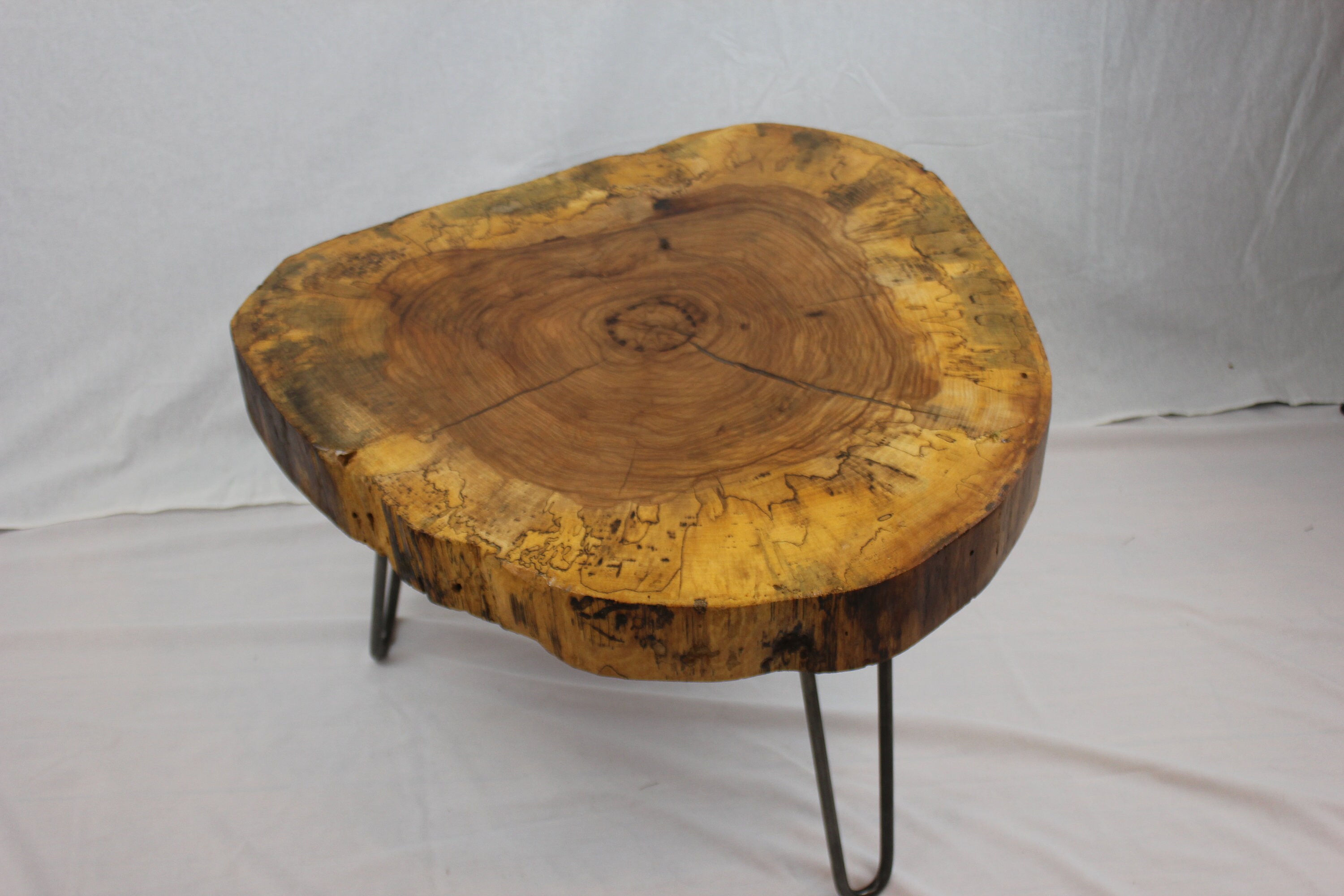 Stunning Pecan Round Coffee TableClearance Etsy