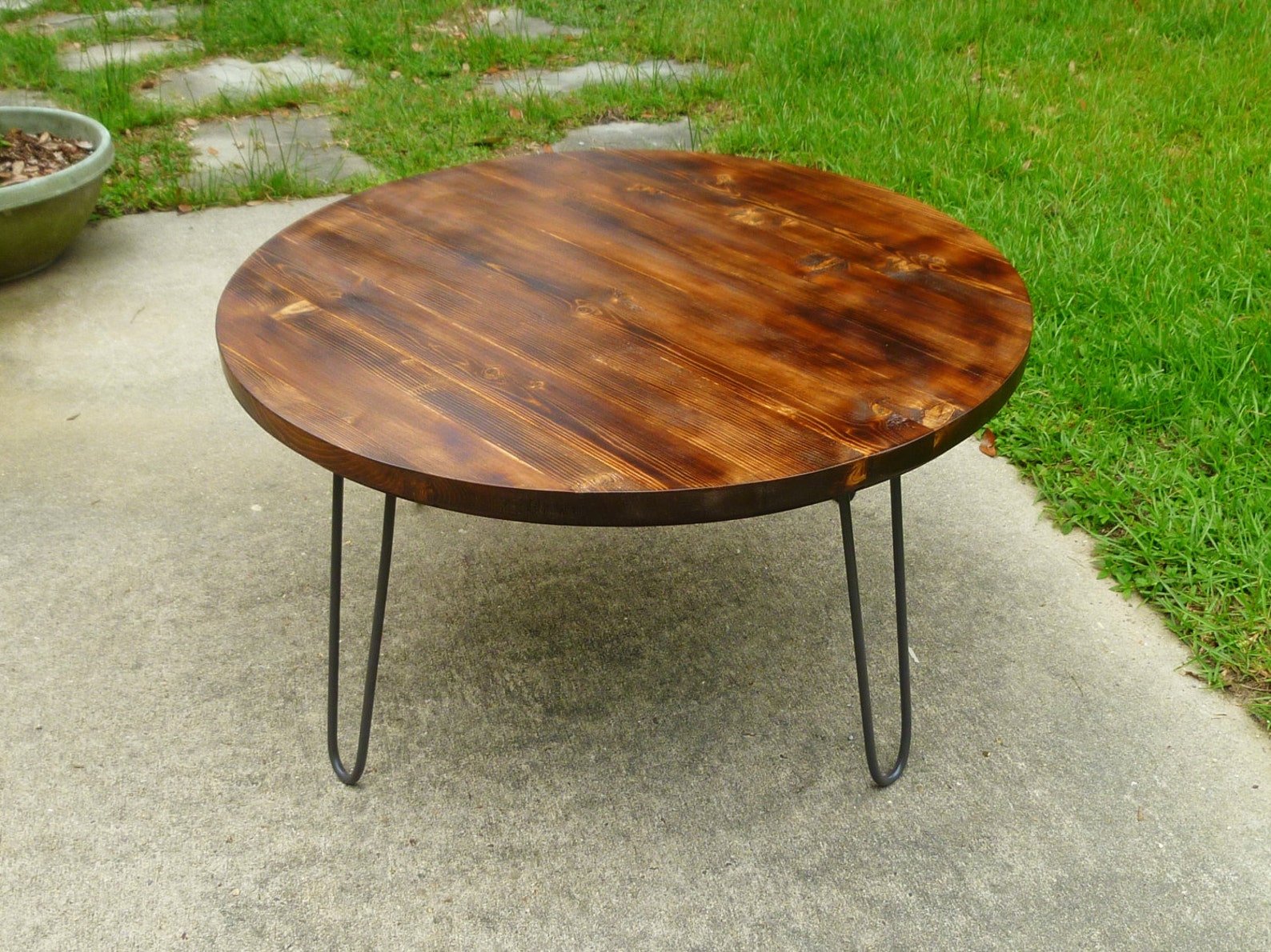 Round Coffee Table Etsy