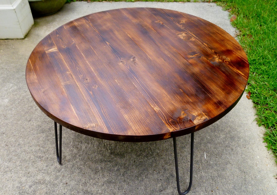 Round Coffee Table free Shipping - Etsy