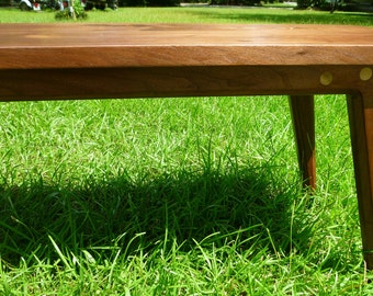 The  "Sencillo" Bench, Walnut bench *Free Shipping*