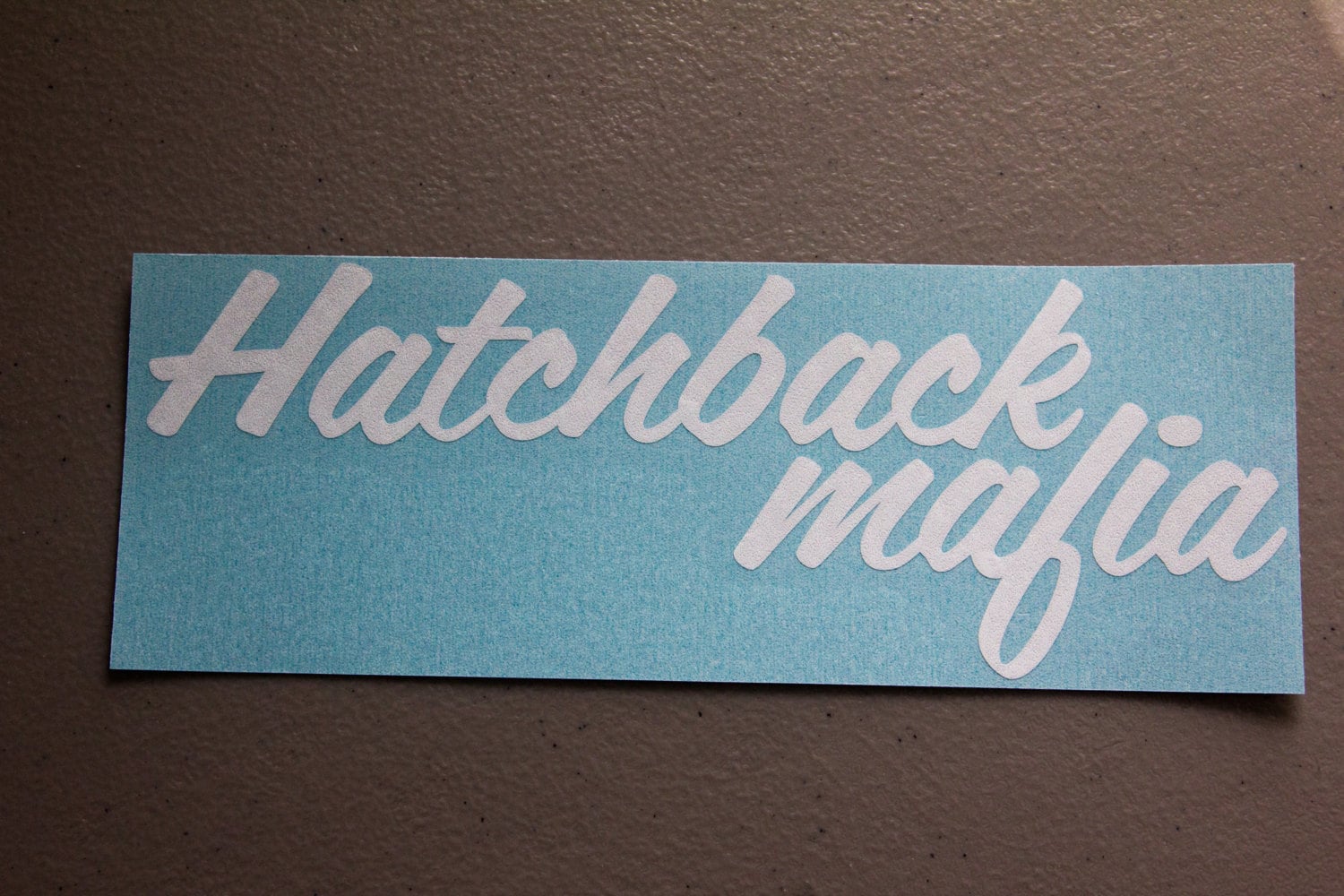 Hatchback Mafia Sticker/Decal 8 wide x 2.8 high Etsy