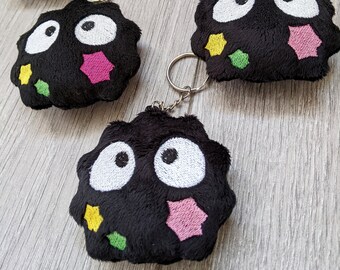 Soot sprite plush keychain