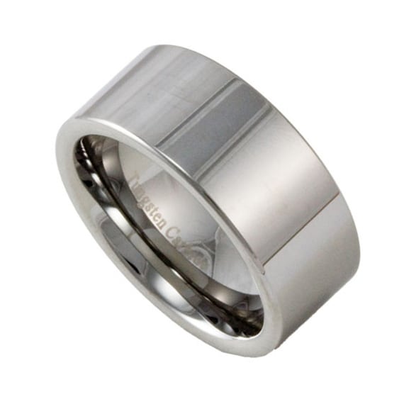 10MM Wide Mens Tungsten Wedding Band Custom Engraved Promise Ring Etsy Italia