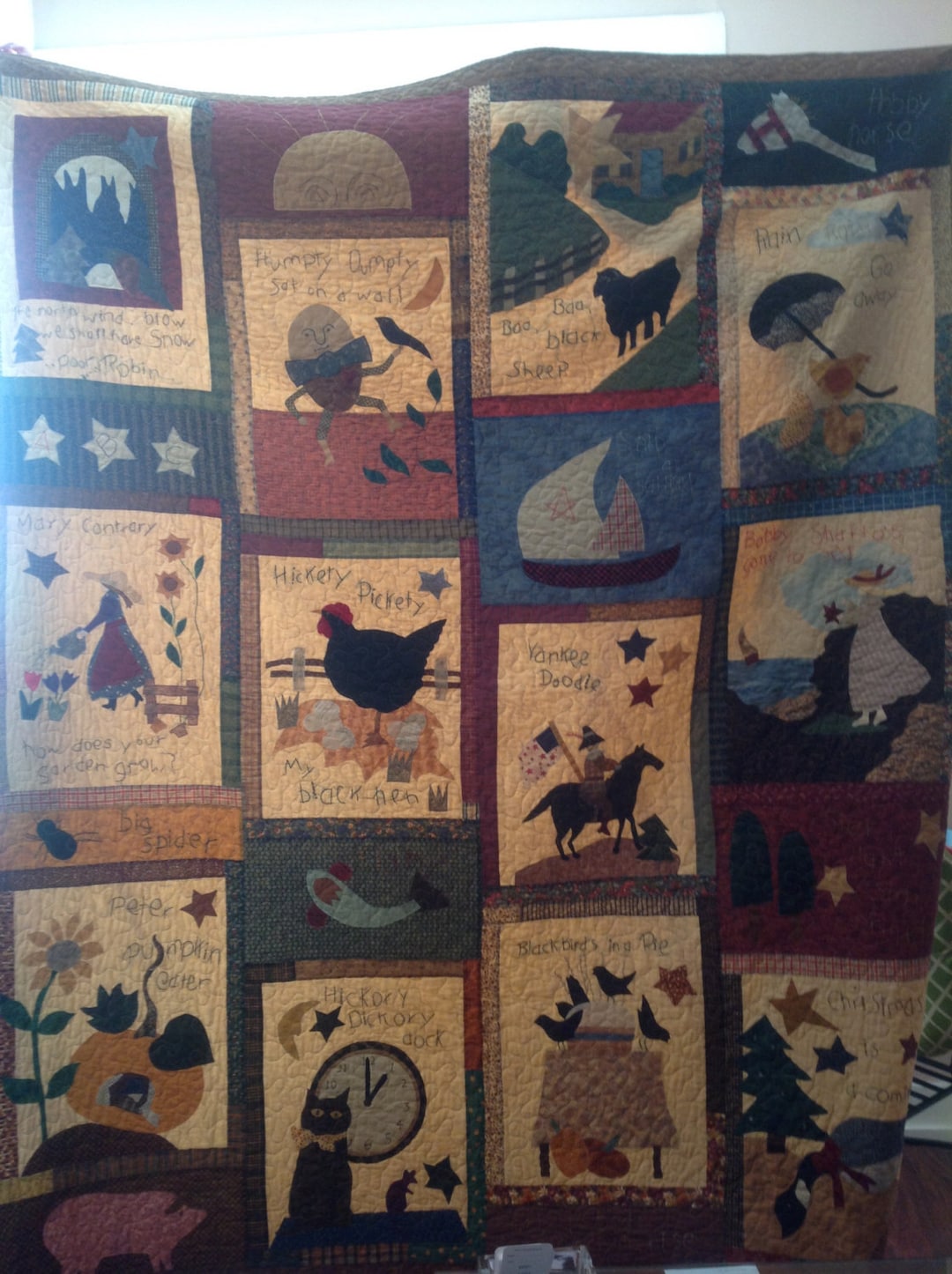 Nursery Rhyme Quilt Etsy