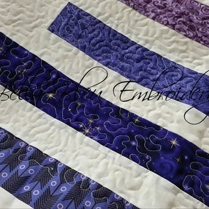 Stipple Quilting Stitch Ricamo Macchina Design download istantaneo