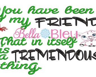 Inspired Charlotte's Web Reading Pillow Quote, Reading Pillow Embroidery design, Saying Quotes,  embroidery design Instant download
