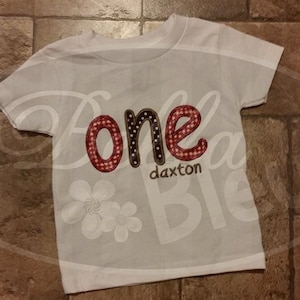 1 First Birthday Age One Wording  Embroidery Applique designmachine embroidery