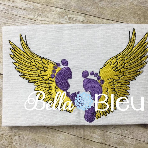 Baby Feet With Wings Etsy