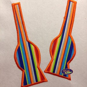 Applique Tie Bowtie Machine Embroidery Applique Design Monogram Instant download