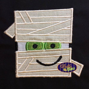 Halloween Mummy Machine Applique Embroidery Designs Design instant download