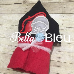 Knights Knight Hooded Towel Topper Peeker Machine Applique Embroidery Designs or Tee