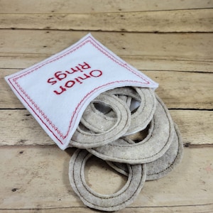 ITH Play Food - ITH Onion Rings and container - Instant download - Play food