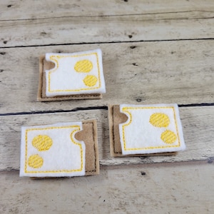 ITH Play Food - ITH Cheese and Crackers - Machine Embroidery - Instant download - Play food