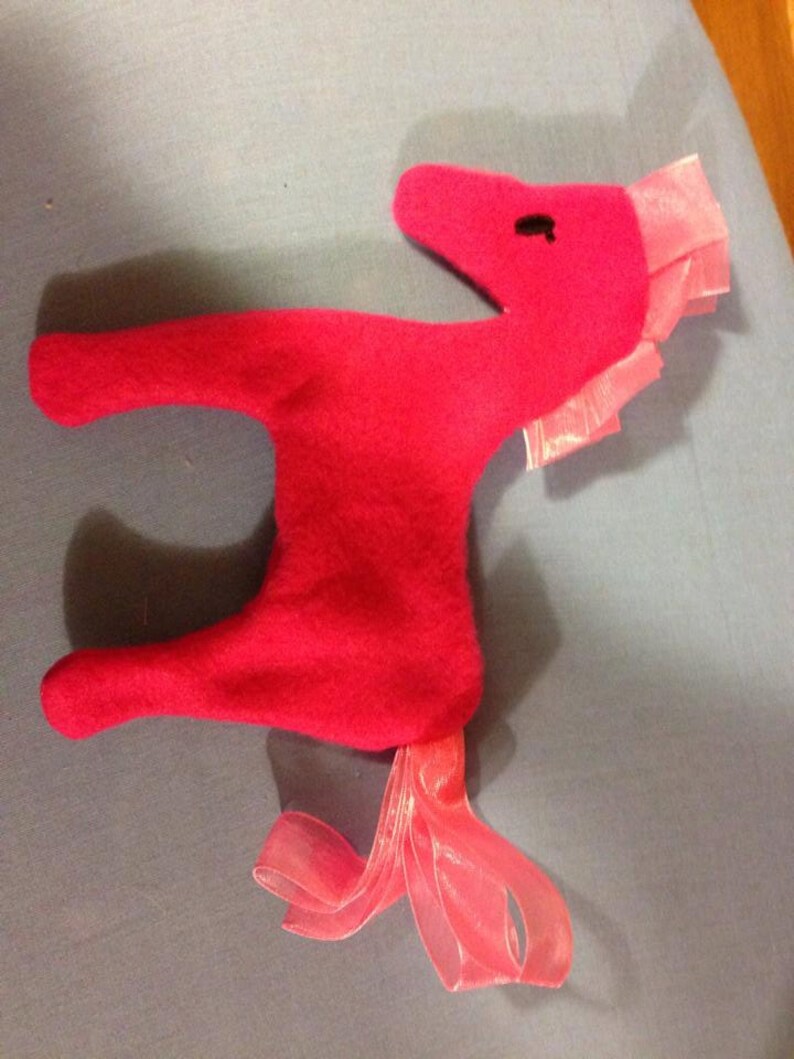 In the Hoop Horse Pony Stuffie Embroidery Applique Design Etsy